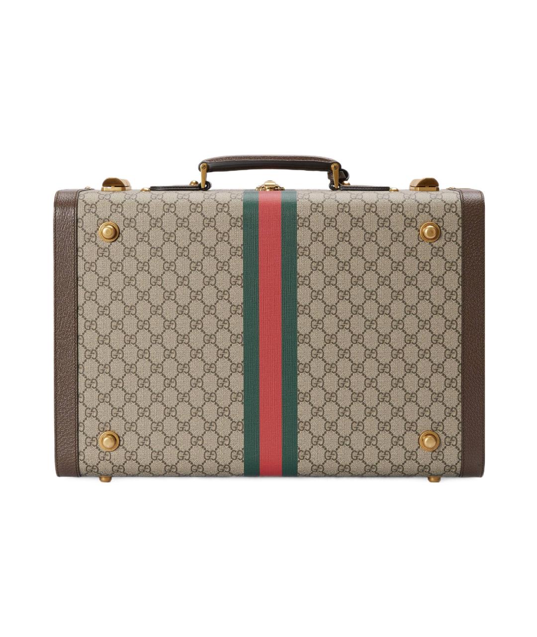 GUCCI Бежевый чемодан, фото 3