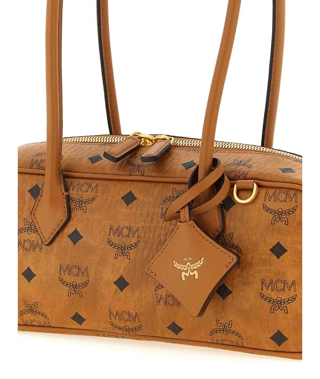 MCM Коричневая кожаная сумка через плечо, фото 3