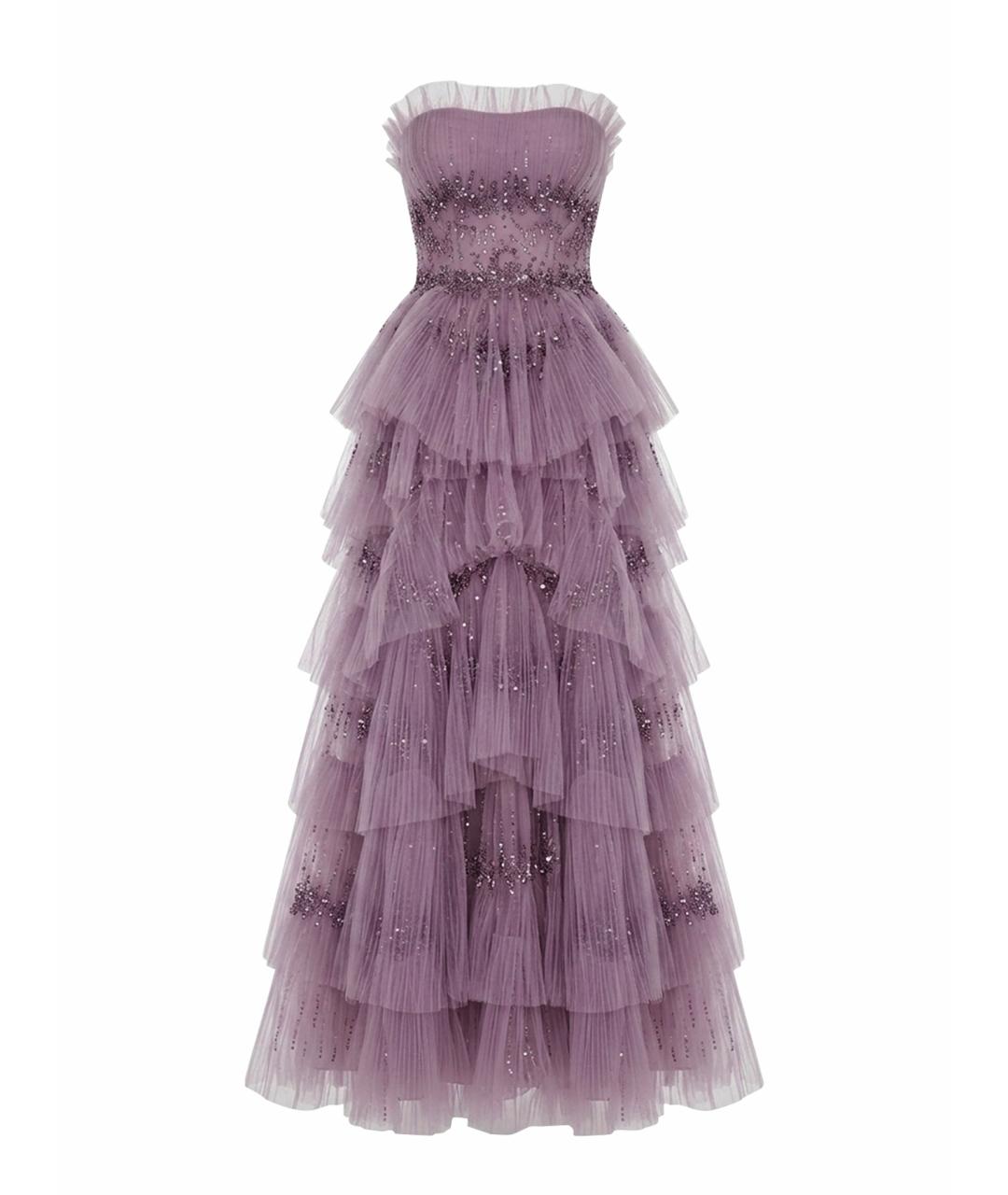 ZUHAIR MURAD Розовое шелковое коктейльное платье, фото 1