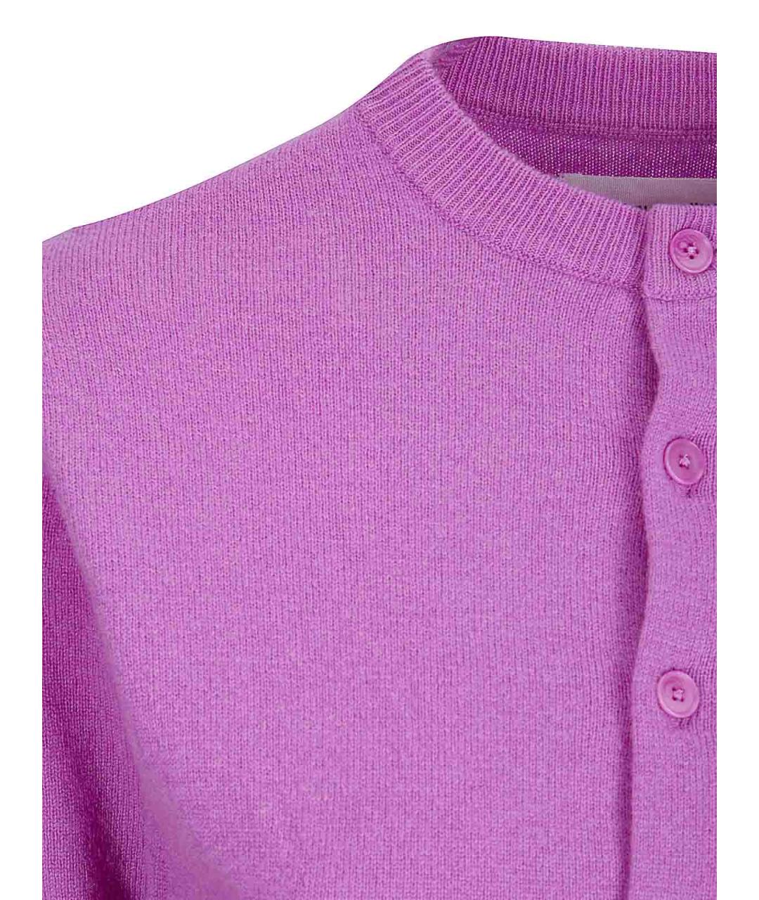 EXTREME CASHMERE Фиолетовый кашемировый кардиган, фото 3