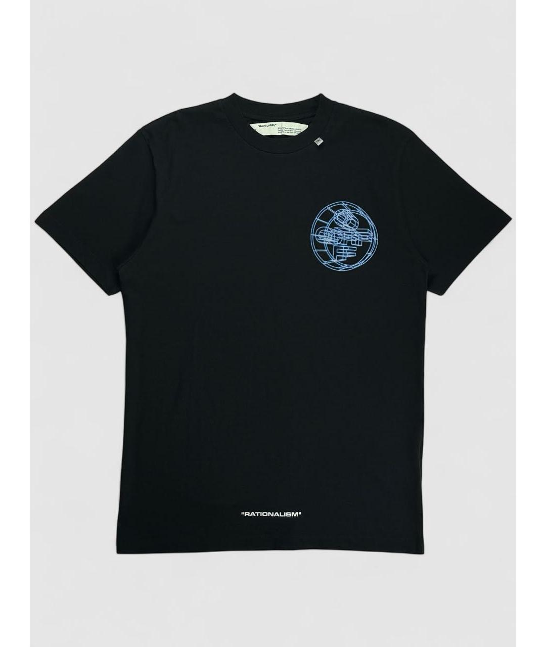 OFF-WHITE Черная футболка, фото 5