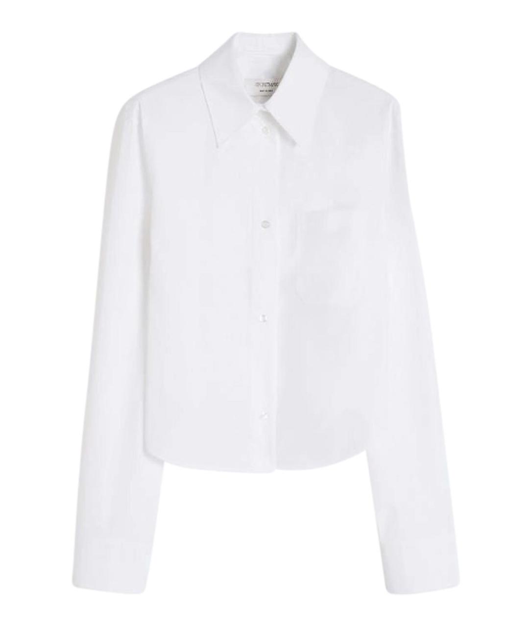 SPORTMAX Белая хлопковая рубашка, фото 1