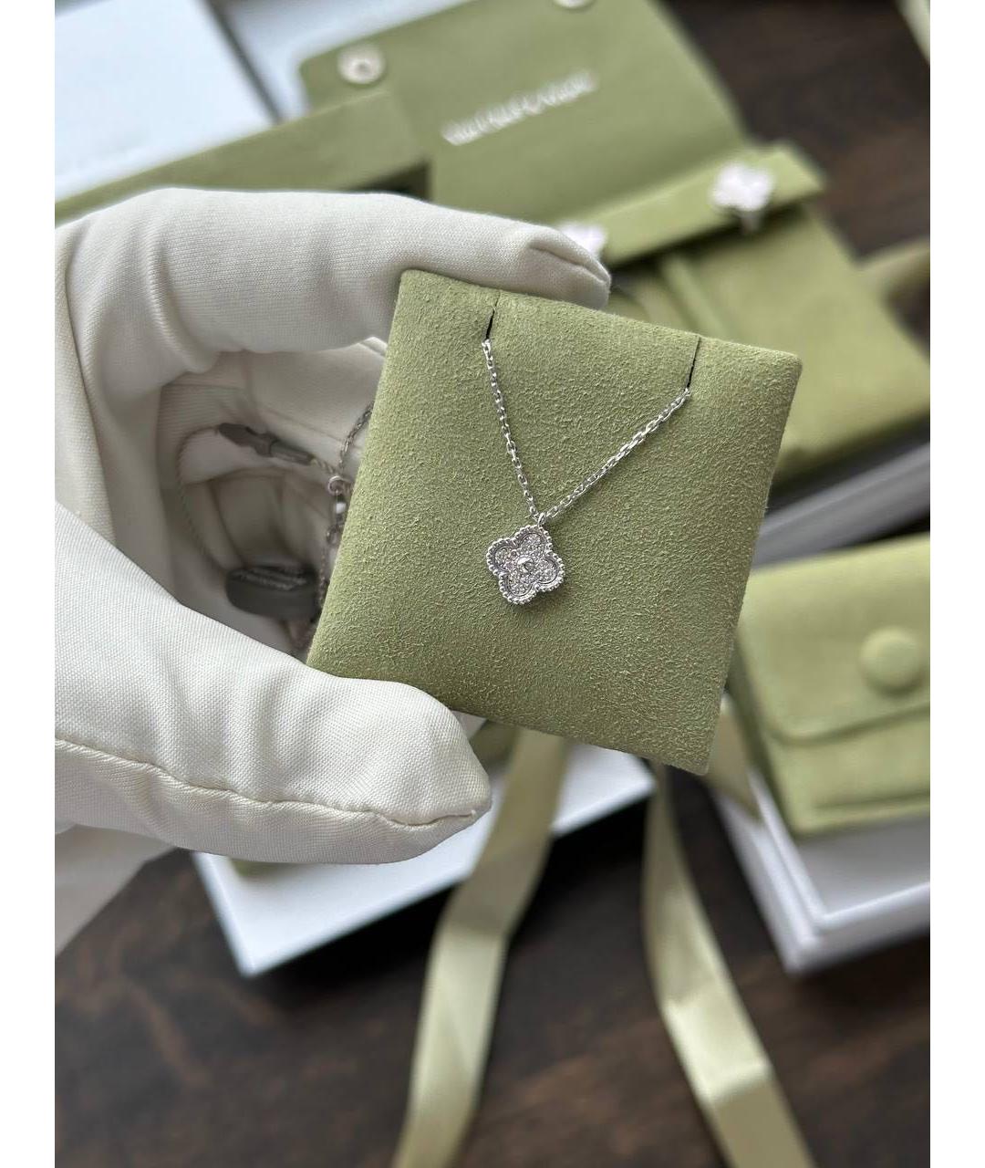 VAN CLEEF & ARPELS Серебряная подвеска из белого золота, фото 4