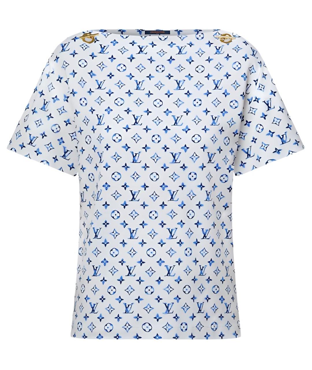 LOUIS VUITTON Белая хлопковая футболка, фото 1