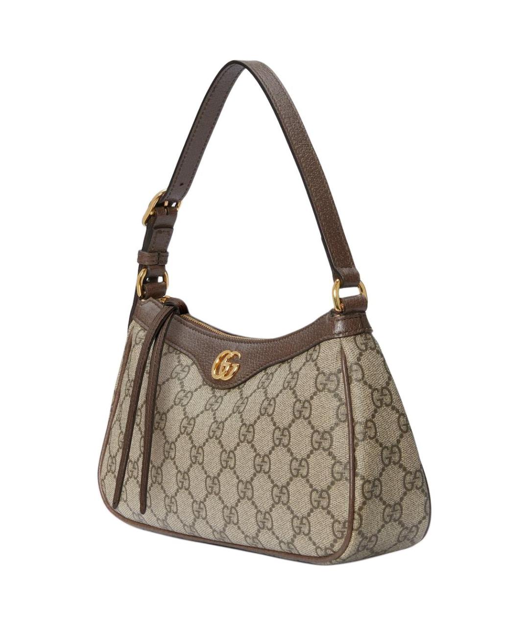 GUCCI Бежевая сумка с короткими ручками, фото 2
