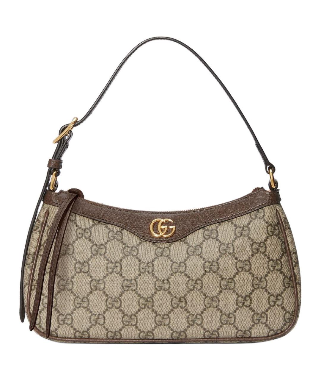 GUCCI Бежевая сумка с короткими ручками, фото 1