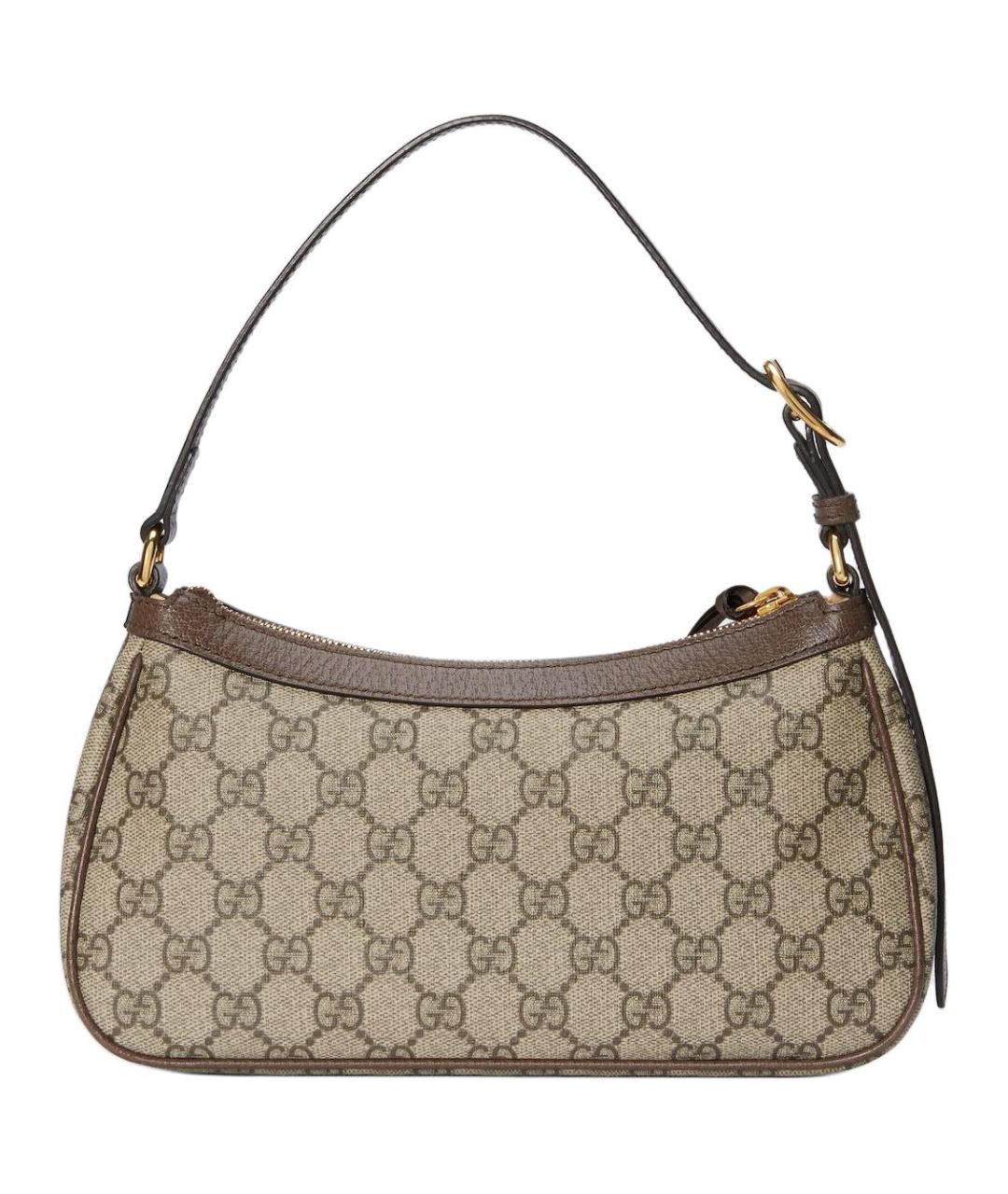 GUCCI Бежевая сумка с короткими ручками, фото 4