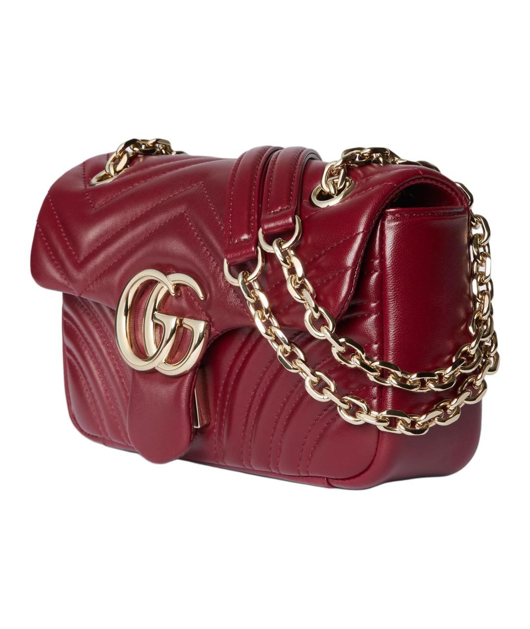 GUCCI Красная кожаная сумка через плечо, фото 2