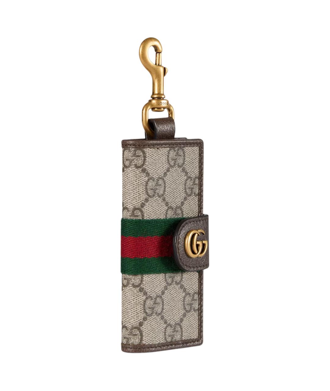 GUCCI Бежевая ключница, фото 2