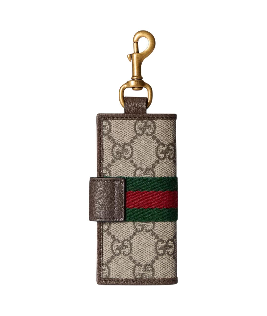 GUCCI Бежевая ключница, фото 3
