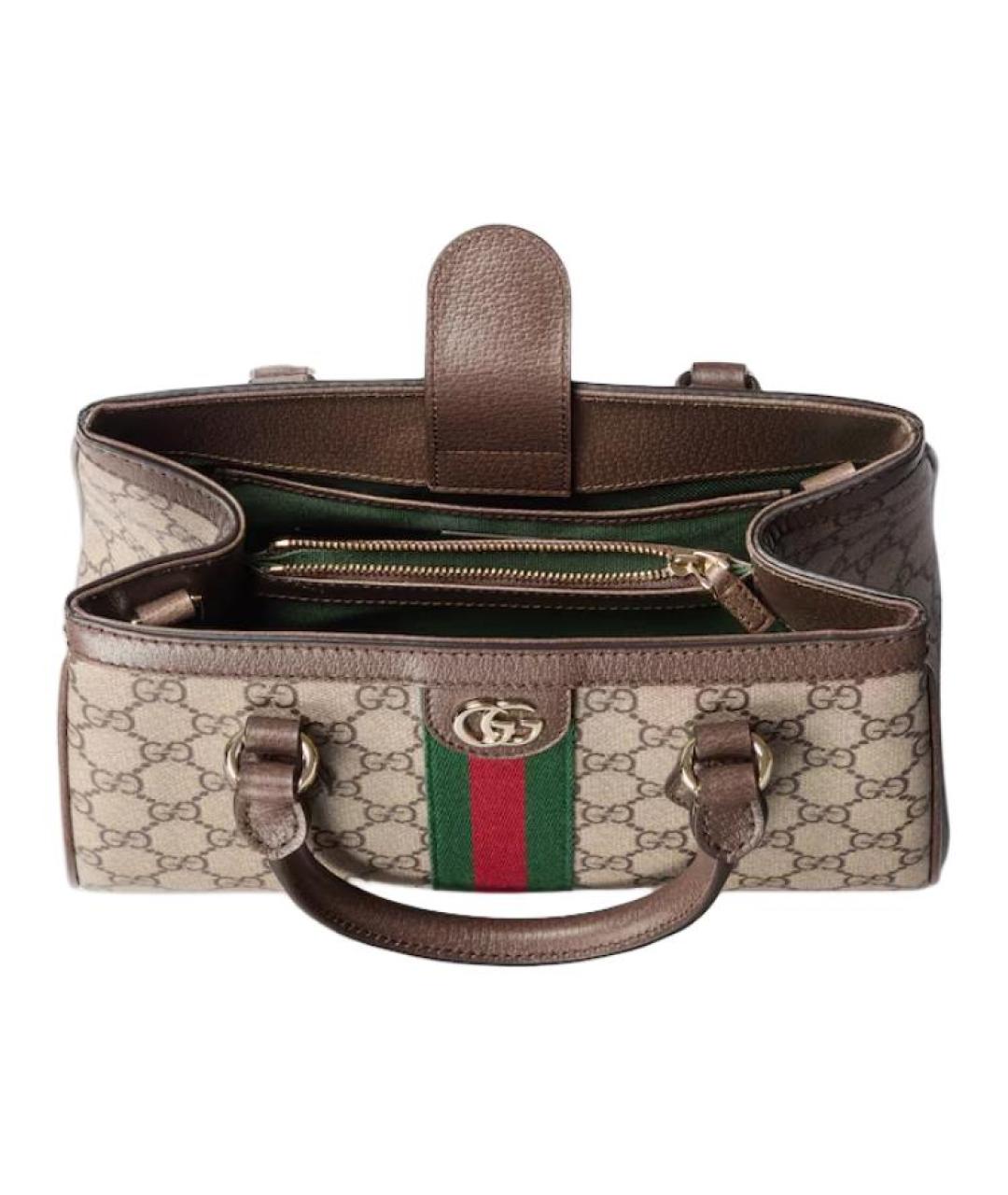 GUCCI Бежевая сумка тоут, фото 5