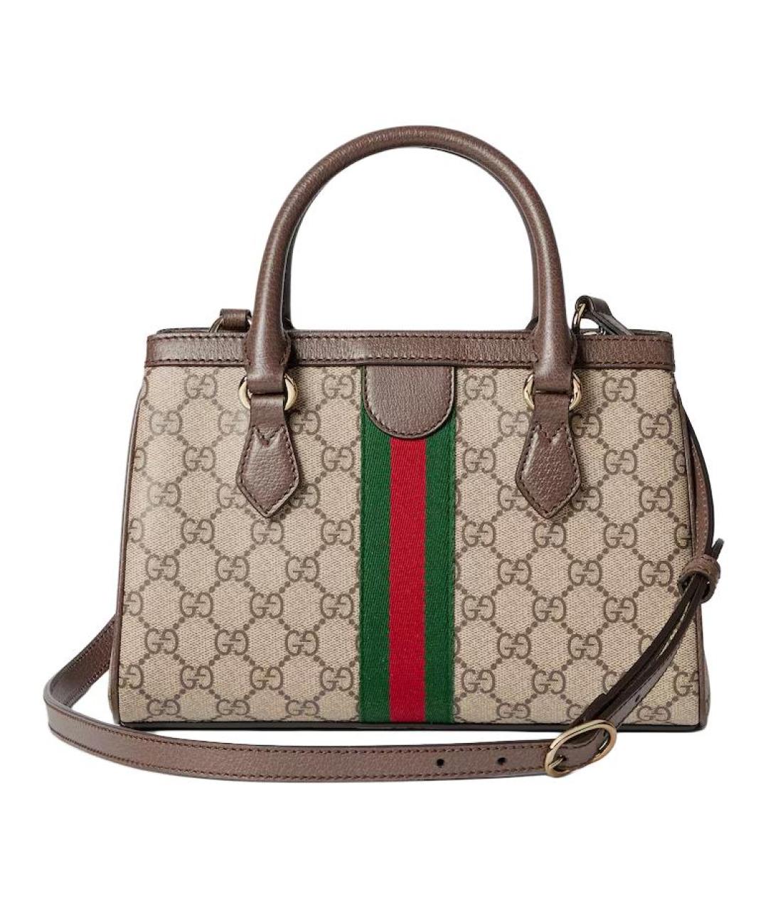 GUCCI Бежевая сумка тоут, фото 4