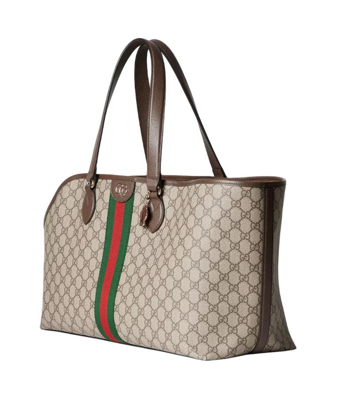 GUCCI Коричневая сумка тоут, фото 2