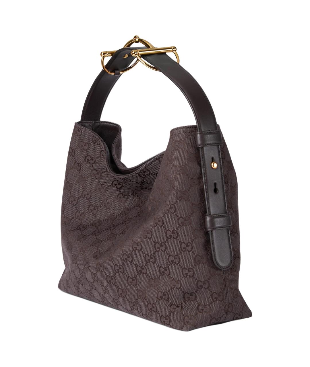 GUCCI Коричневая канва сумка через плечо, фото 2