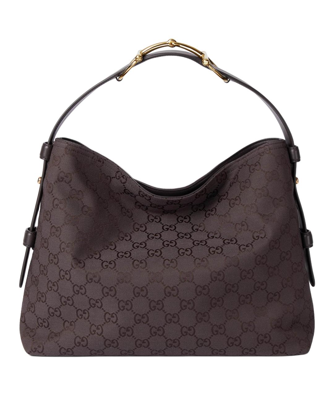 GUCCI Коричневая канва сумка через плечо, фото 1