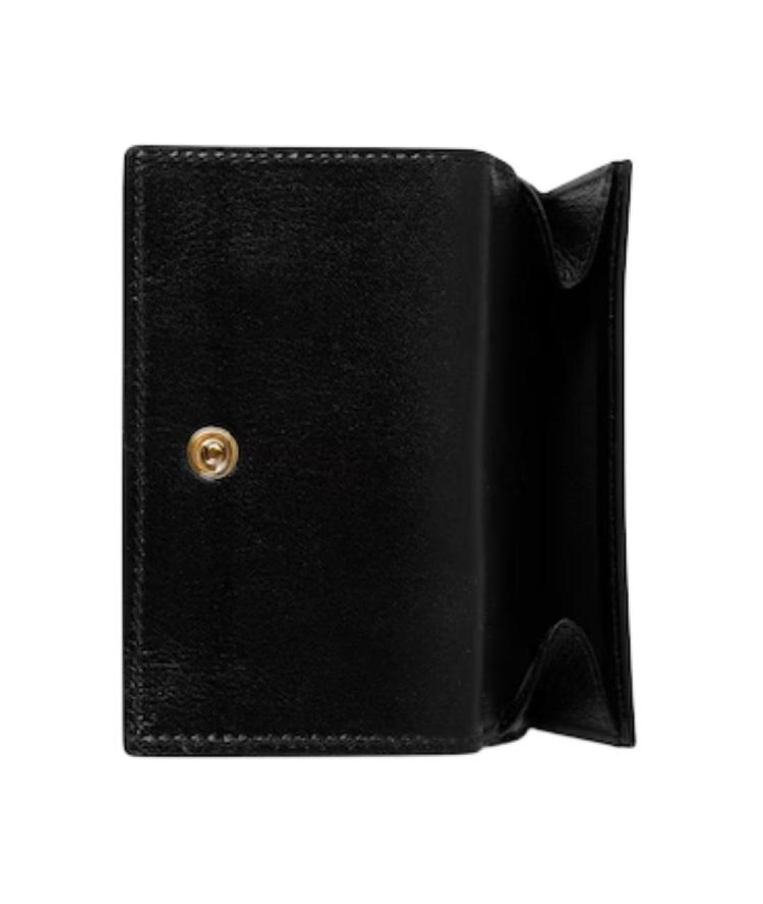 GUCCI Черный кожаный кошелек, фото 5