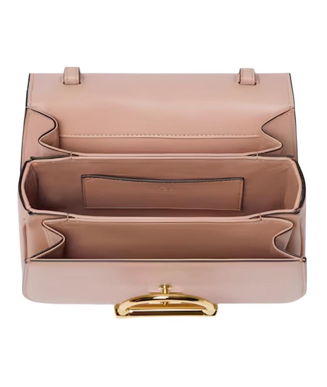 GUCCI Бежевая кожаная сумка через плечо, фото 4