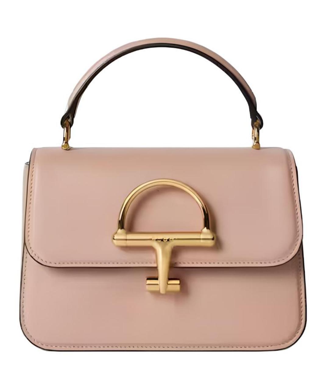 GUCCI Бежевая кожаная сумка через плечо, фото 1