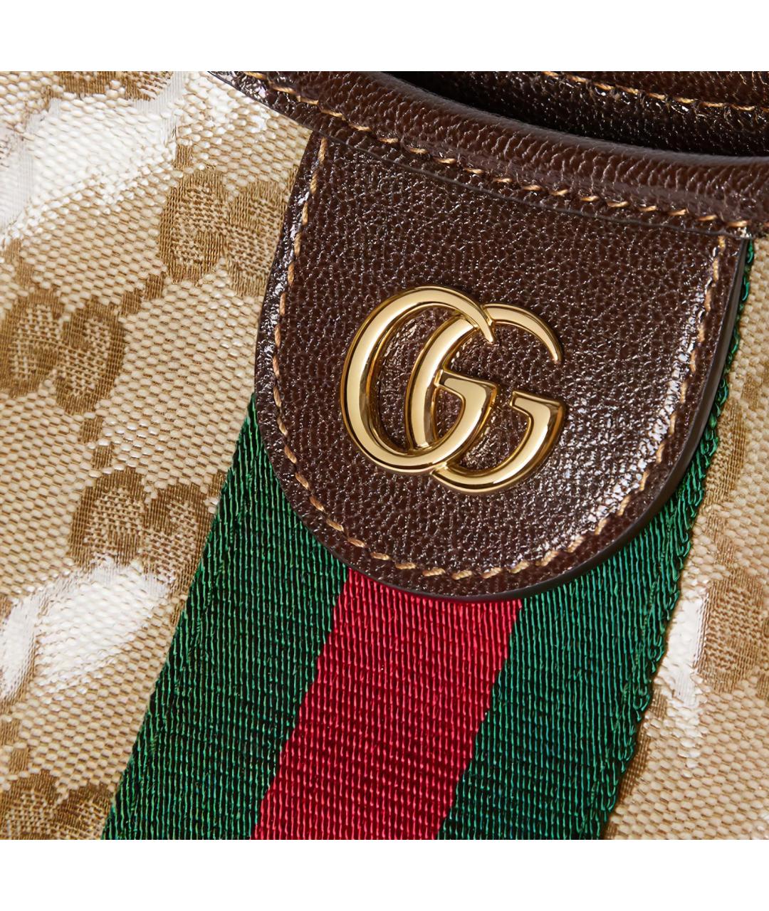 GUCCI Бежевая сумка тоут, фото 5