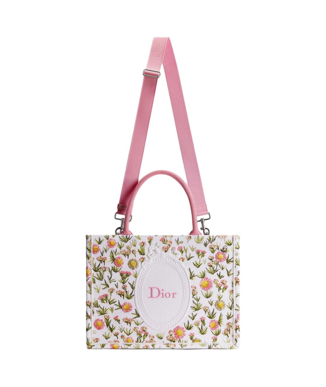 CHRISTIAN DIOR Мульти хлопковая сумка тоут, фото 2