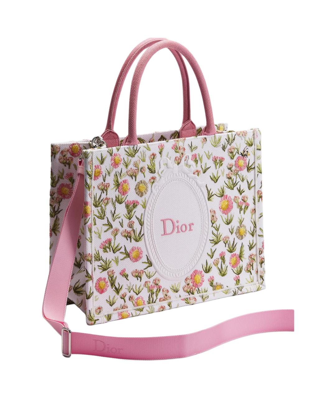 CHRISTIAN DIOR Мульти хлопковая сумка тоут, фото 3