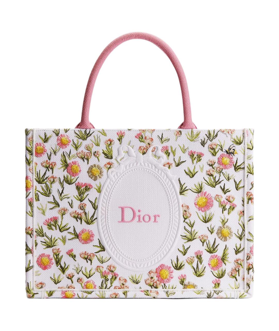 CHRISTIAN DIOR Мульти хлопковая сумка тоут, фото 1