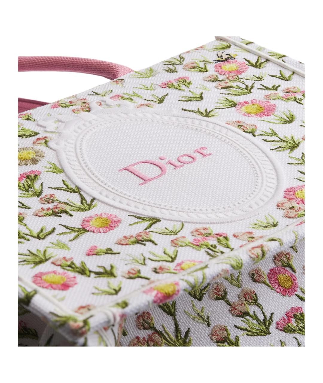 CHRISTIAN DIOR Мульти хлопковая сумка тоут, фото 4