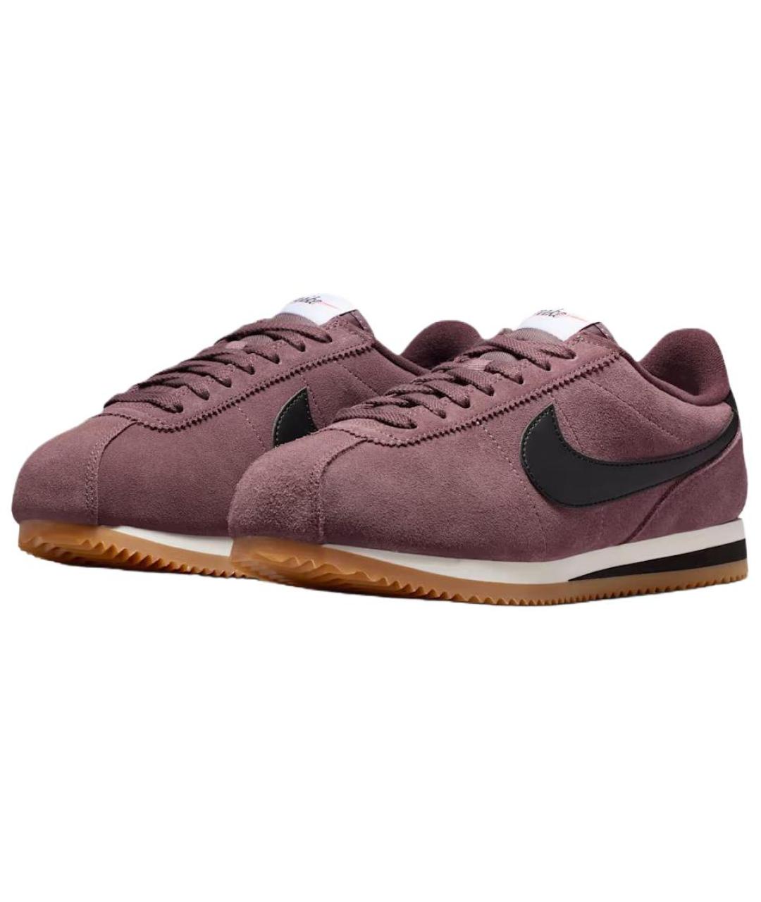 NIKE Фиолетовые замшевые кроссовки, фото 3