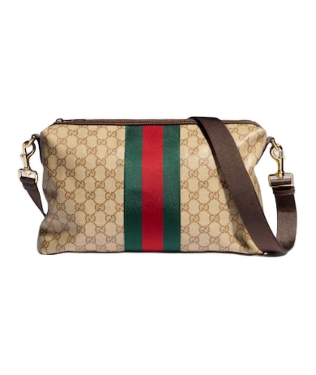 GUCCI Коричневая сумка через плечо, фото 1