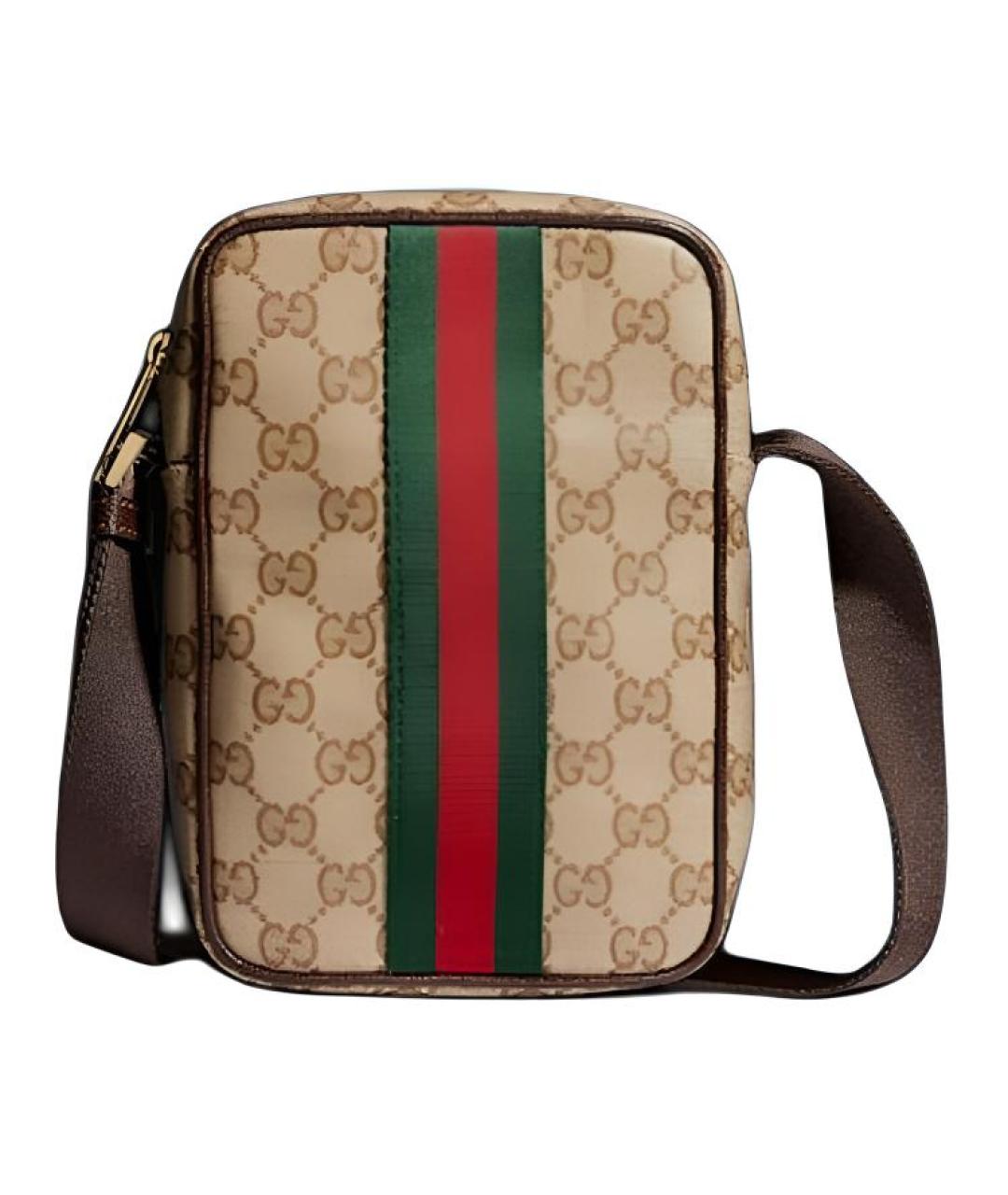 GUCCI Коричневая сумка через плечо, фото 1
