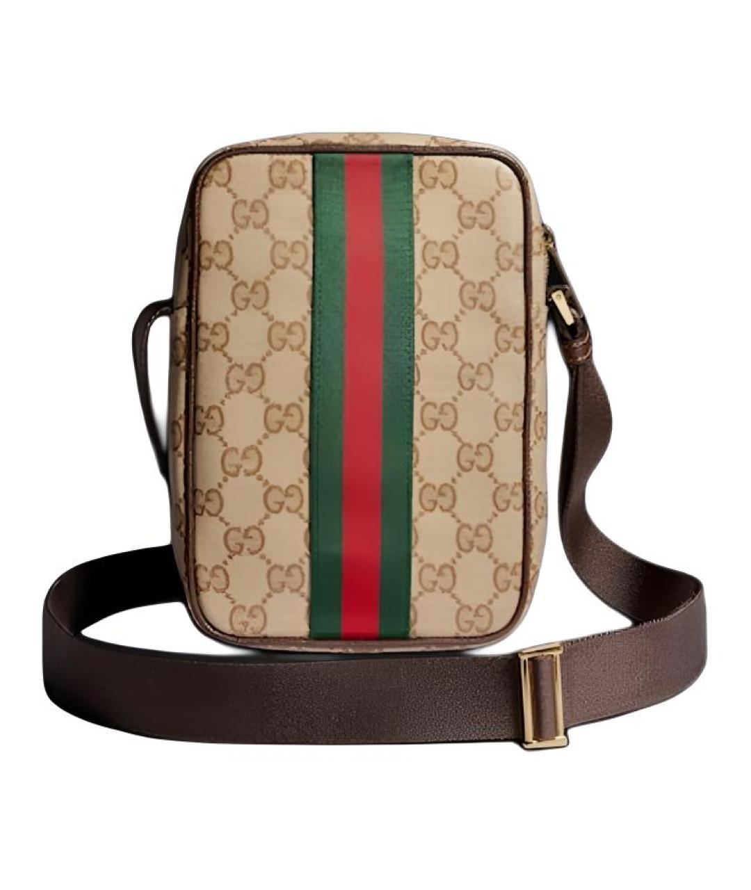 GUCCI Коричневая сумка через плечо, фото 3
