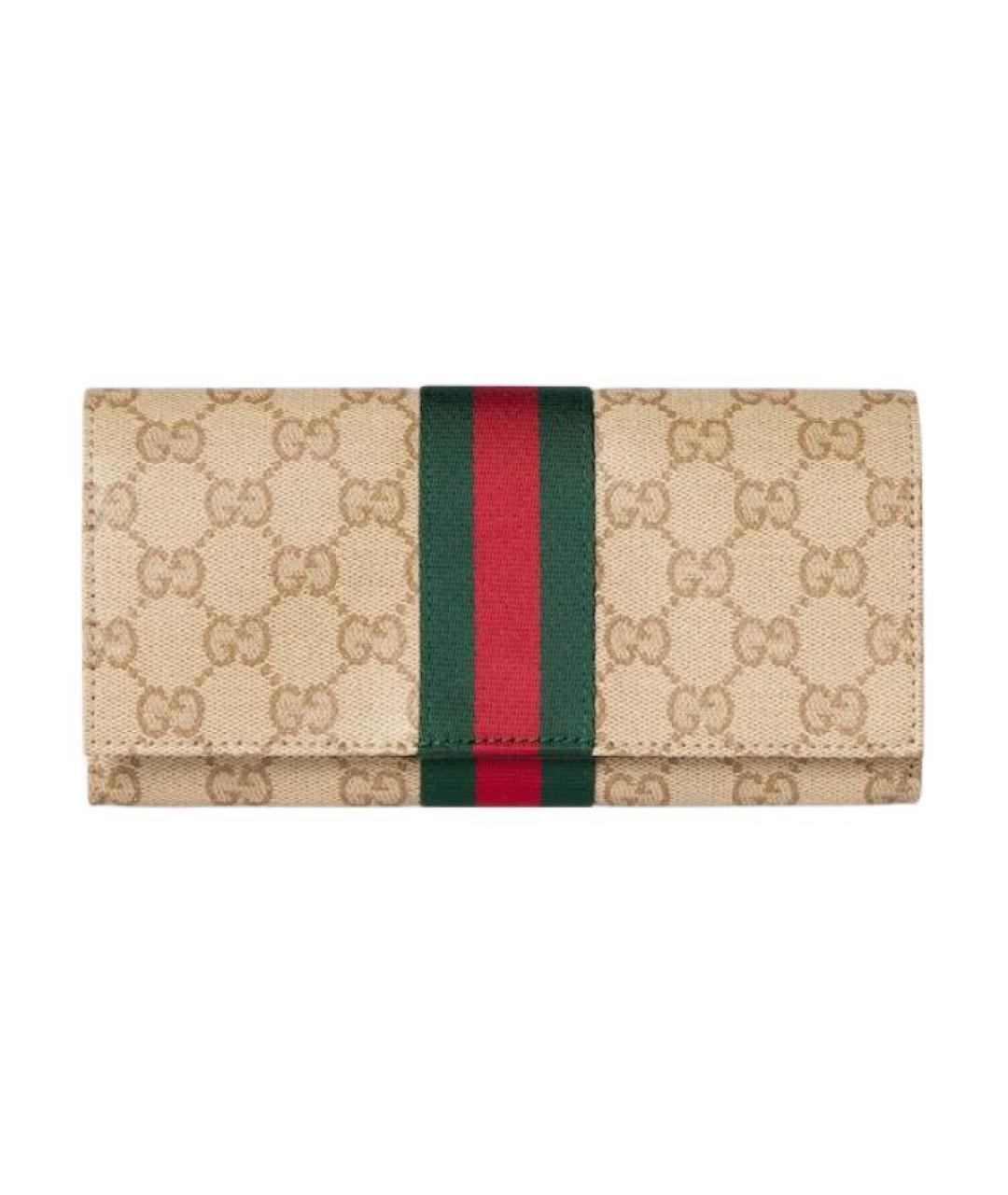 GUCCI Бежевый кошелек, фото 1