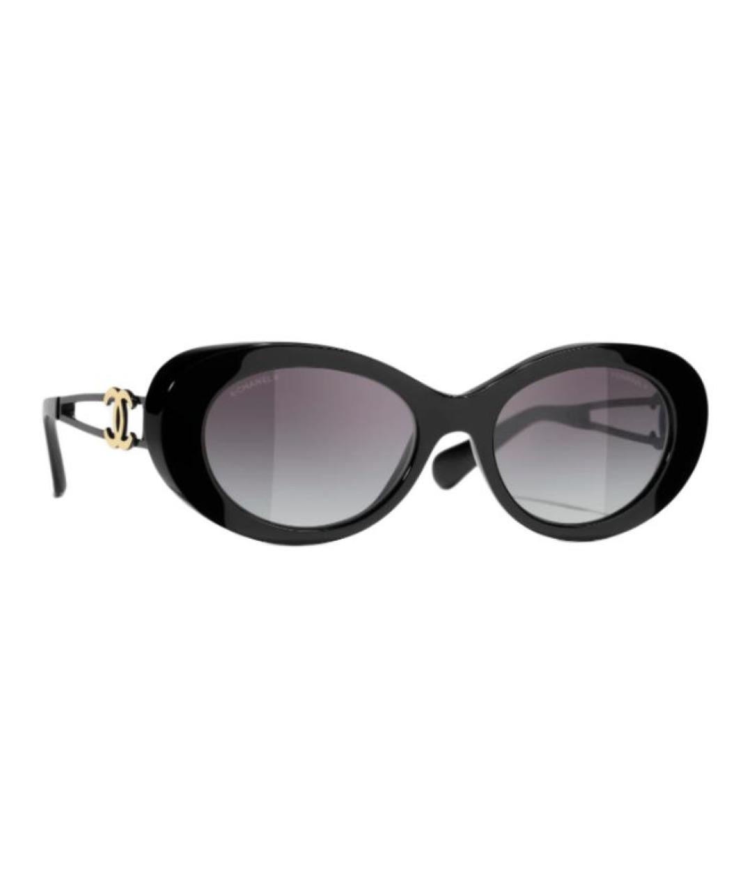 CHANEL Черные солнцезащитные очки, фото 2