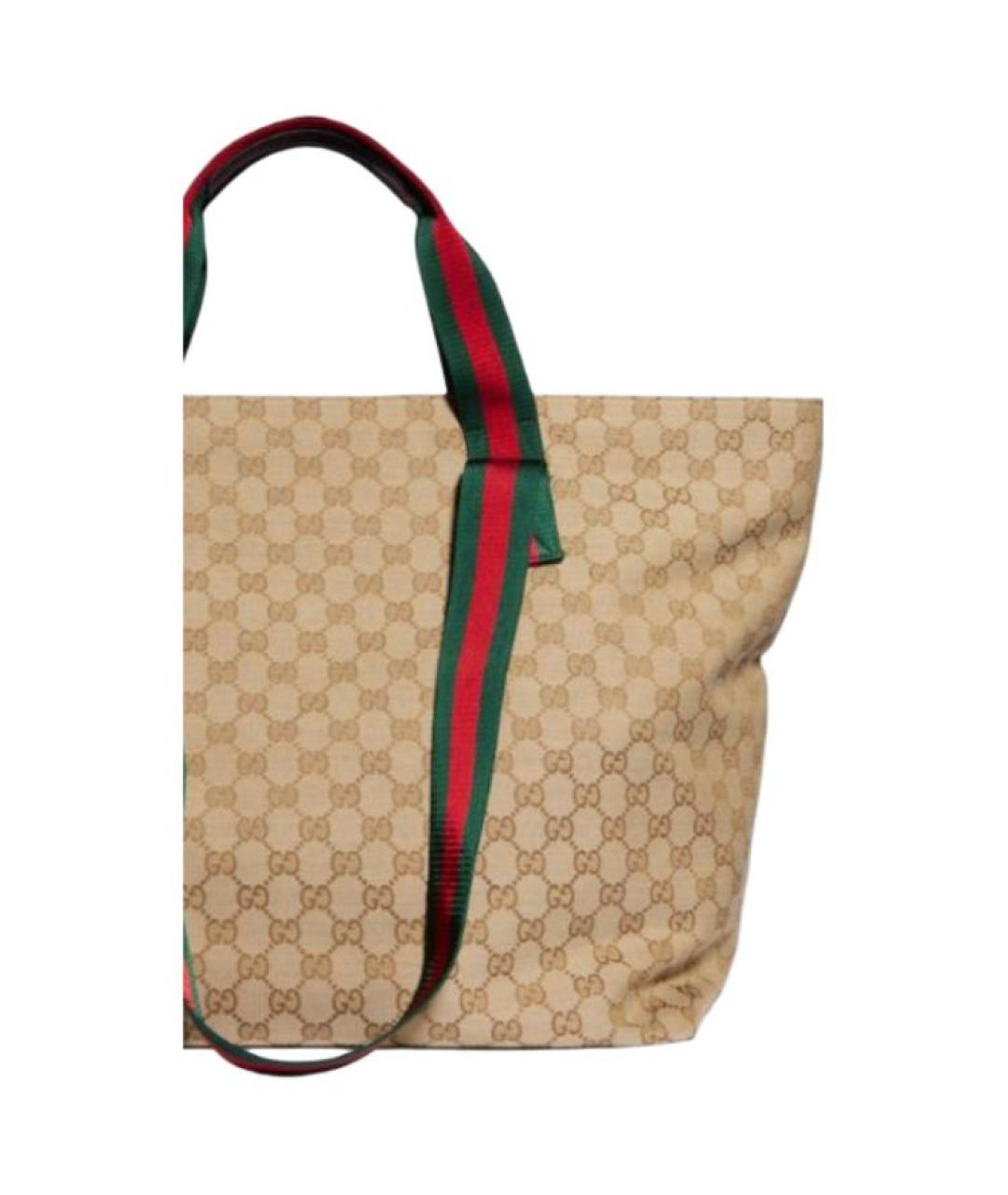 GUCCI Бежевая сумка тоут, фото 4