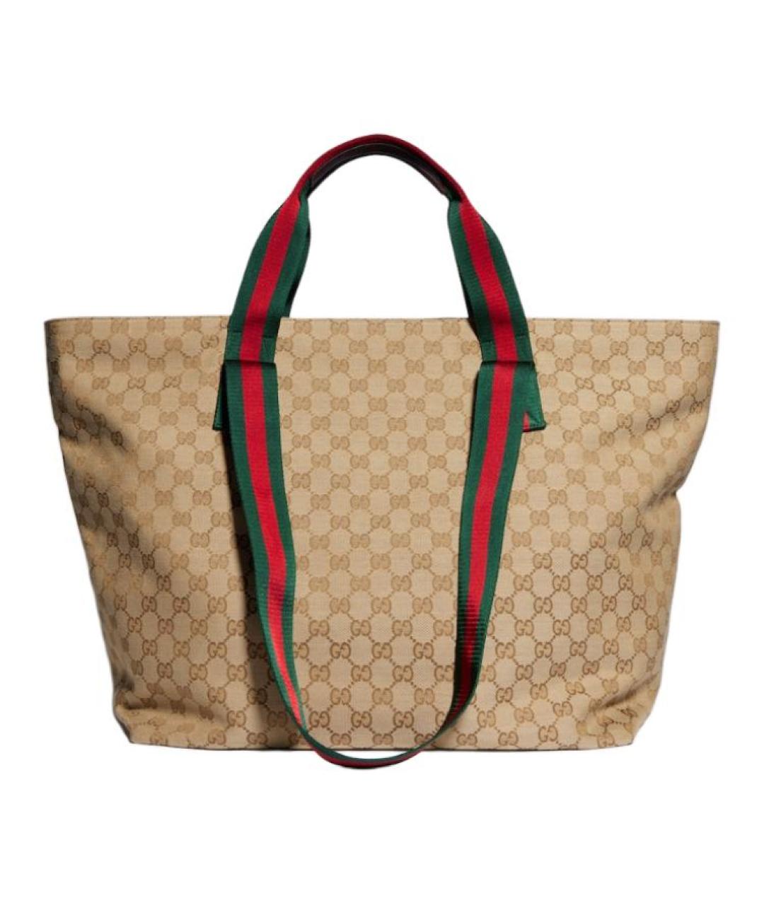 GUCCI Бежевая сумка тоут, фото 1