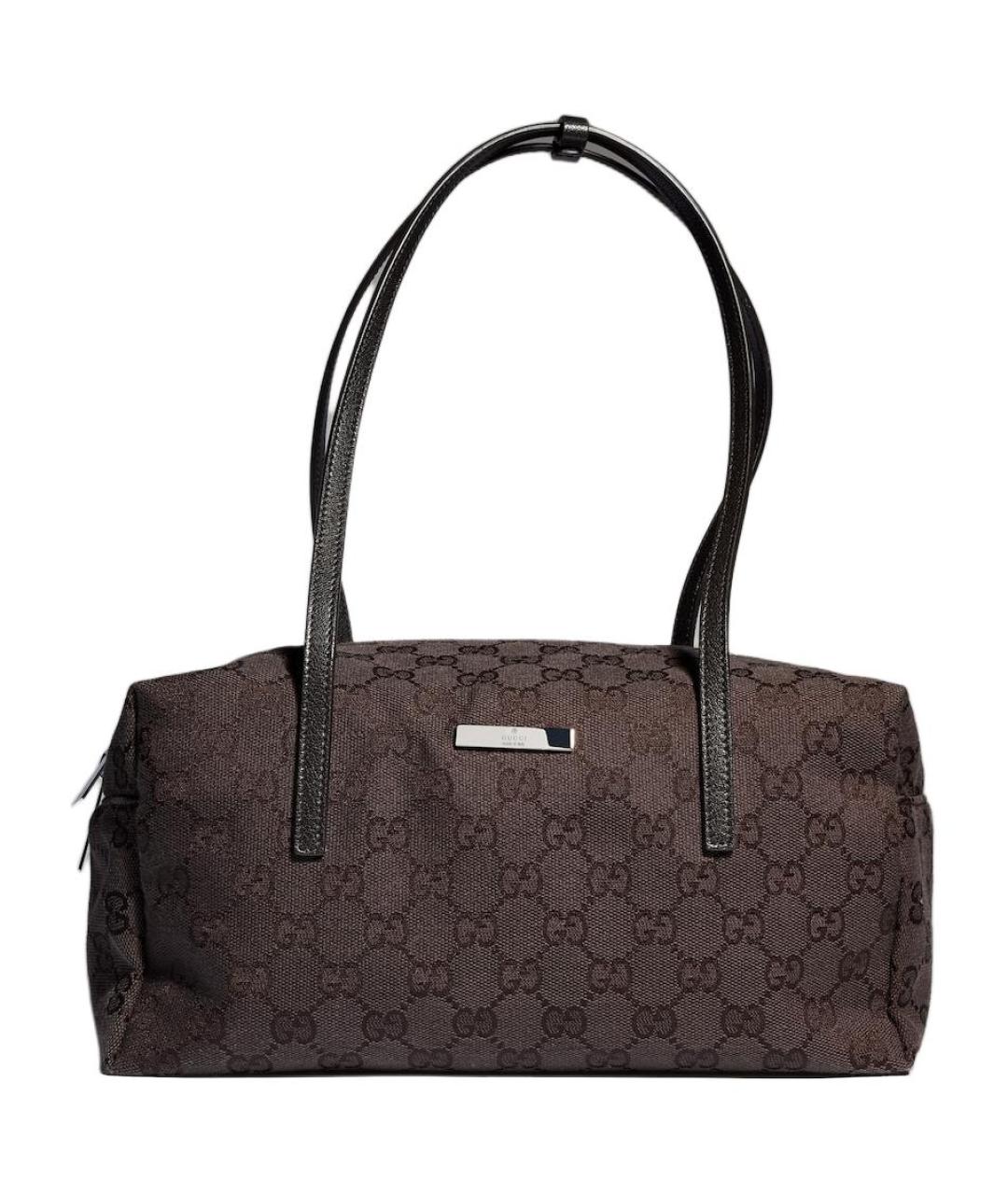 GUCCI Коричневая сумка с короткими ручками, фото 2