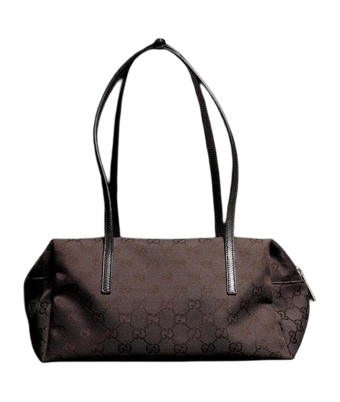 GUCCI Коричневая сумка с короткими ручками, фото 5