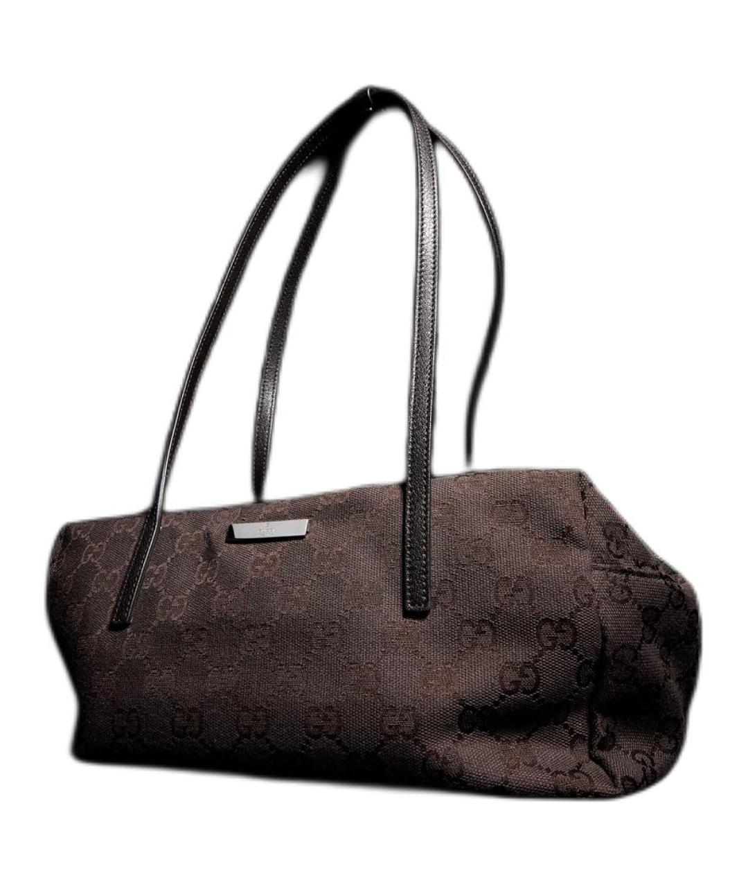 GUCCI Коричневая сумка с короткими ручками, фото 3