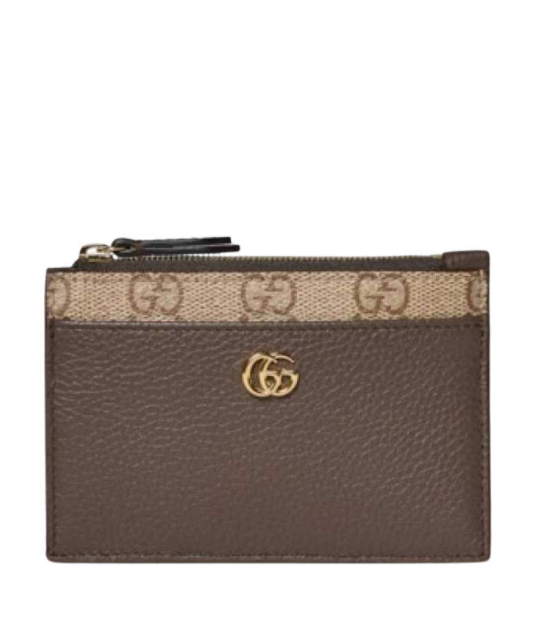 GUCCI Коричневый кардхолдер, фото 1