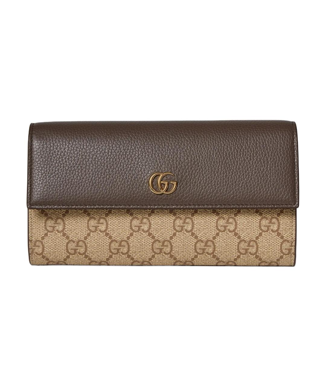GUCCI Коричневый кошелек, фото 1