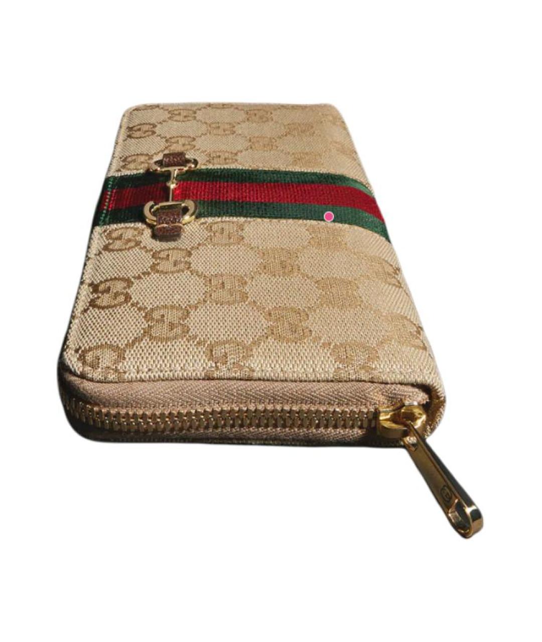 GUCCI Бежевый кошелек, фото 2