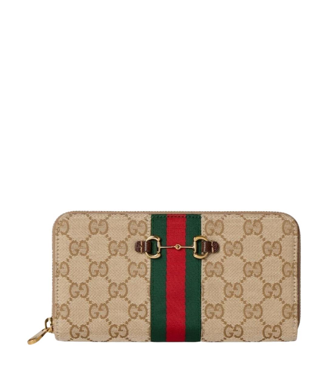 GUCCI Бежевый кошелек, фото 1