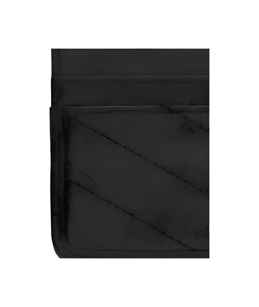 SAINT LAURENT Черный кожаный кардхолдер, фото 4