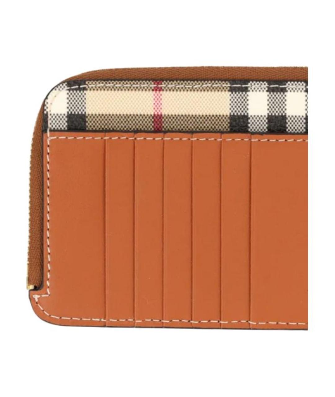 BURBERRY Бежевый кошелек, фото 4
