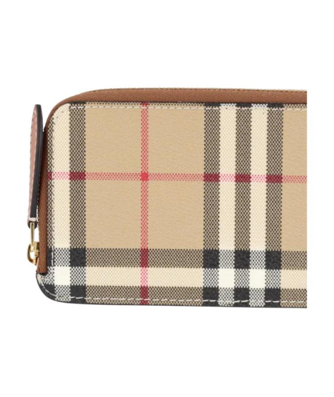 BURBERRY Бежевый кошелек, фото 3