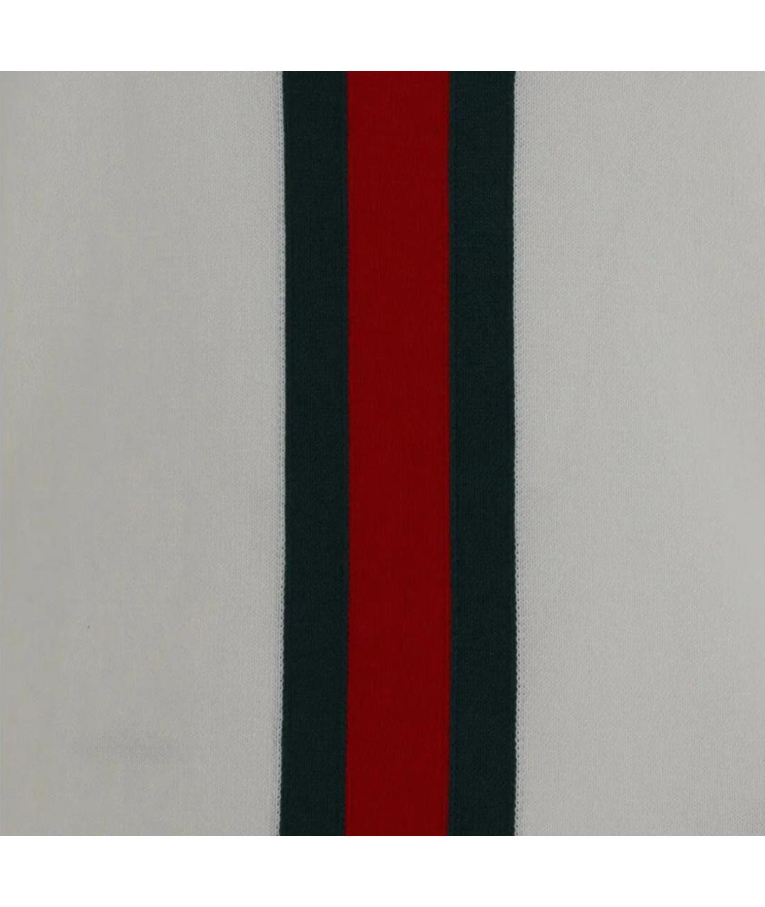 GUCCI Белая хлопковая футболка, фото 3