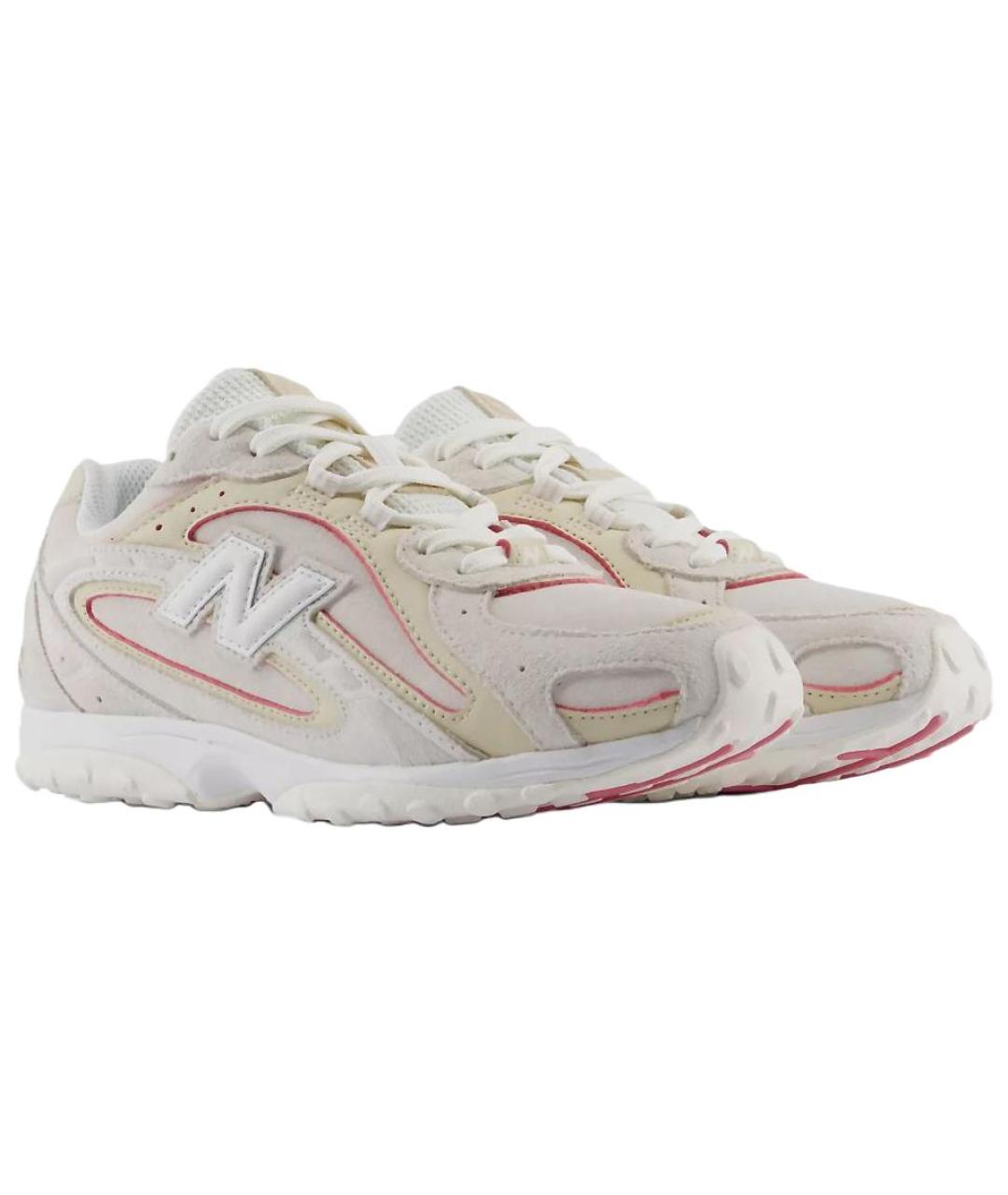 NEW BALANCE Бежевые замшевые кроссовки, фото 3