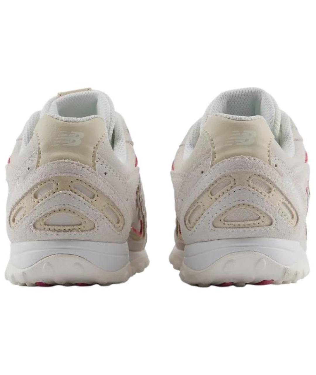 NEW BALANCE Бежевые замшевые кроссовки, фото 5