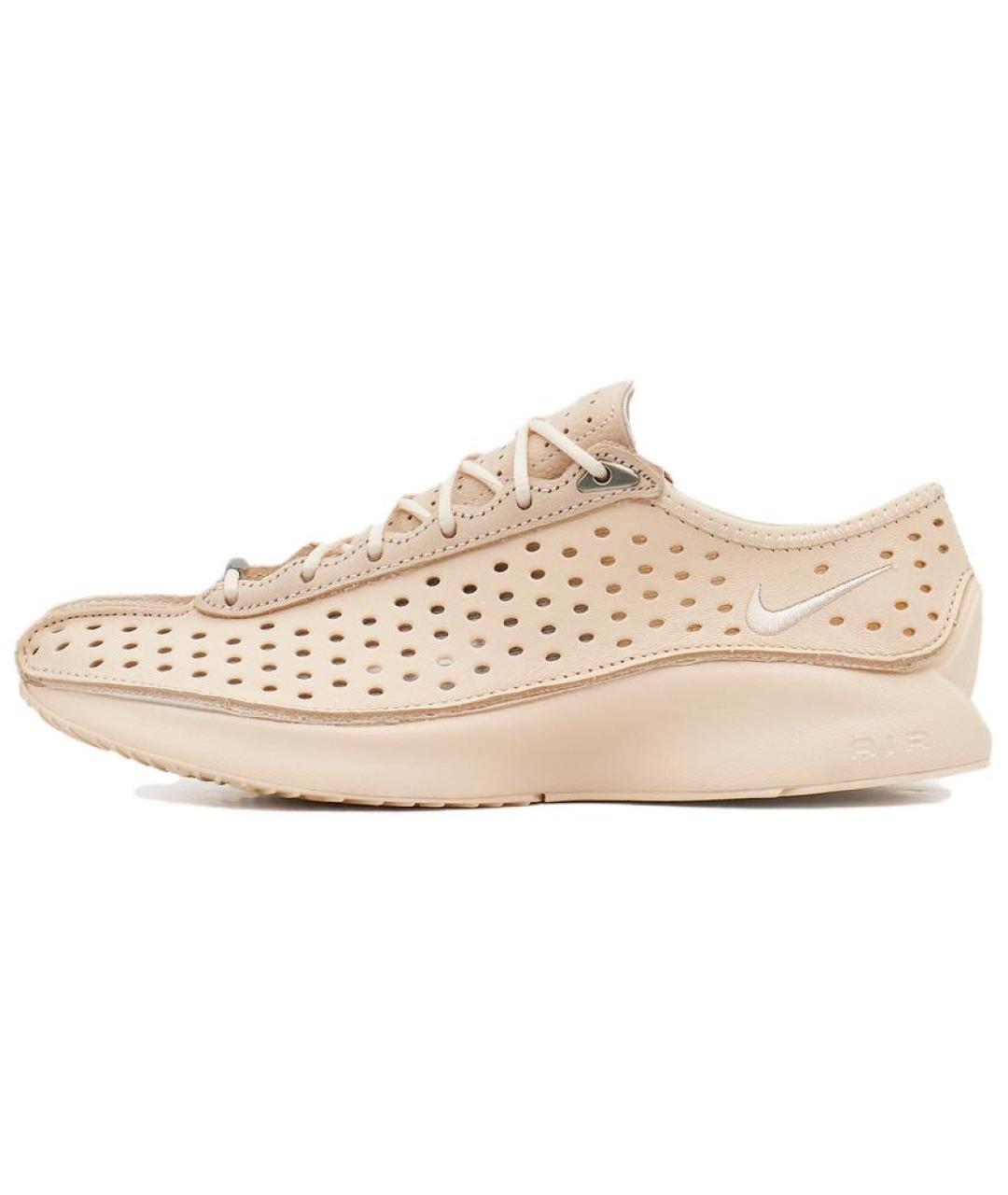 NIKE Бежевые кожаные кроссовки, фото 8