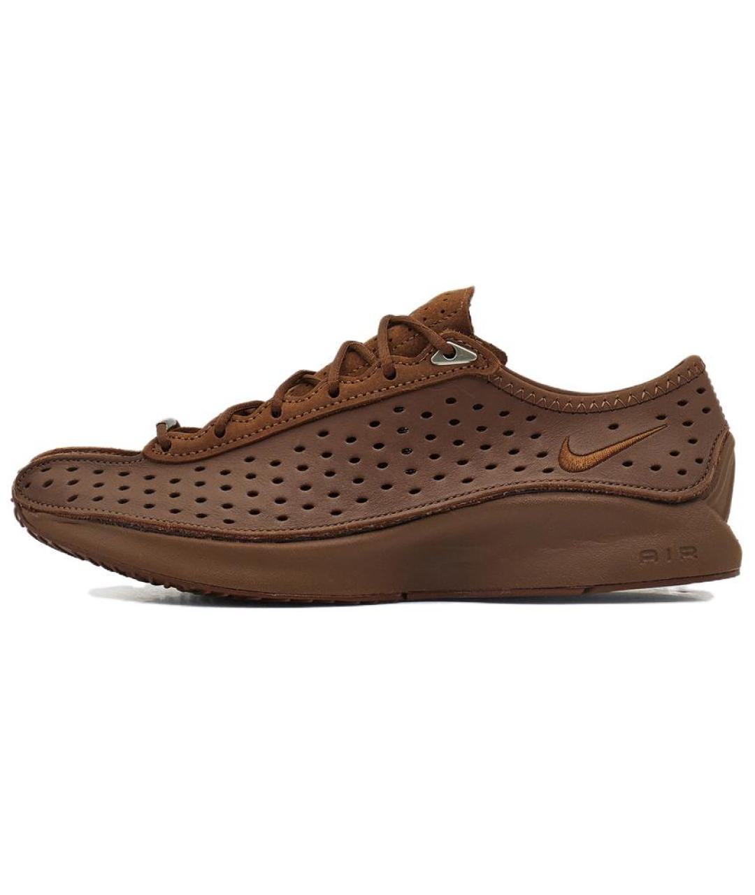 NIKE Коричневые кожаные кроссовки, фото 8